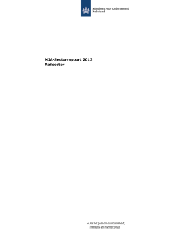 Railsector MJA3-Sectorrapport 2013