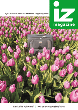 IZ mei 2014 - Stichting Welzijnswerk Hoogeveen