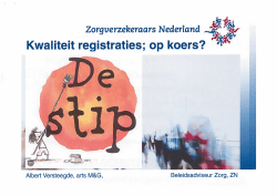 dr. Albert Versteegde (Zorgverzekeraars Nederland)