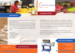 Download onze pdf folder - Welkom bij Carri&egrave;re Care Company
