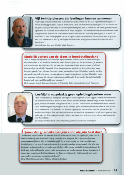 Hein Polinder over de nieuwe Functie- en