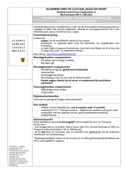 Directie Cultuur &ndash; GC Elzenhof