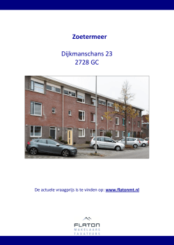 Zoetermeer Dijkmanschans 23 2728 GC