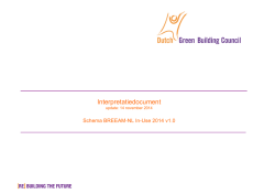 Interpretatiedocument BREEAM-NL IU