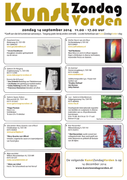 Infoblad 14 september 2014