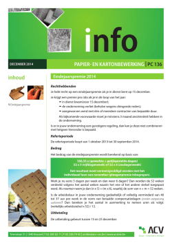 In deze nieuwsbrief vind je gedetailleerde informatie over de
