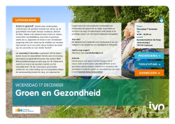 Groen en Gezondheid