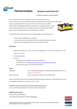 Download hier het aanbod Fietsservicebox ANWB