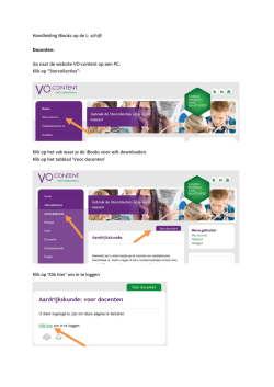 Handleiding iBooks op de L: schijf: Docenten: Ga naar de website