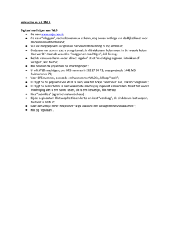 Instructies m.b.t. SNLA Digitaal machtigen van WLD &bull; Ga naar www