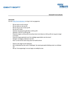 IdentySoft Urenrealisatie IdentySoft: Ga naar http