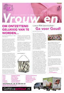 Ga voor Goud! - ZakenGolfster