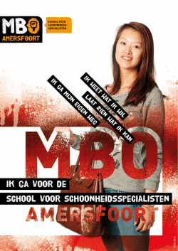 ik ga voor de school voor schoonheidsspecialisten