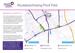Pivot Park routebeschrijving in Nederlands