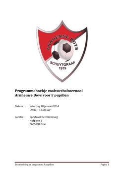 Download hier het programmaboekje voor de F