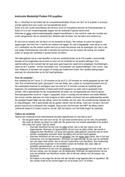 Instructies scheidsrechter bij E en F wedstrijden