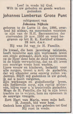 Johannes Lambertus Grote Punt