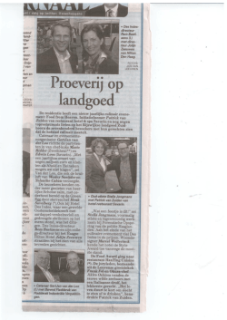 Proeverij op landgoed