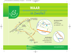 in Zwolle? - De Groene Welle