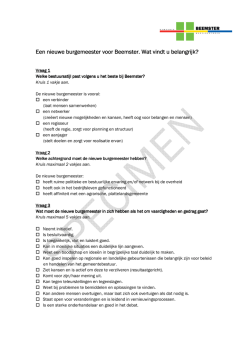 een vragenformulier
