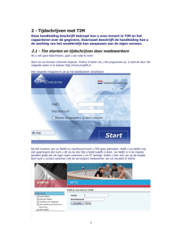 Handleiding Tijdschrijven TU Delft v3.2