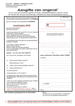 Ongevalaangifte