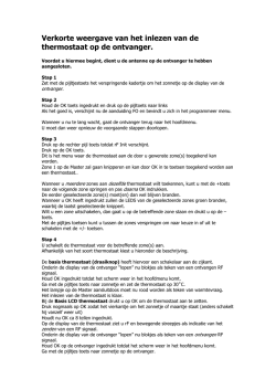 Inlezen van de thermostaat op de ontvanger Feb 2010 (pdf, 35.15 Kb)