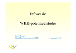 Infosessie WKK-potentieelstudie