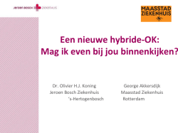 Een nieuwe hybride-OK: Mag ik even bij jou