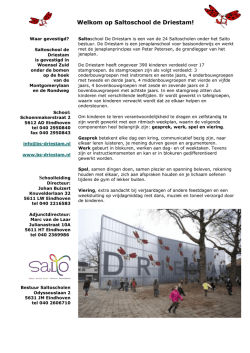 Welkom op Saltoschool de Driestam!
