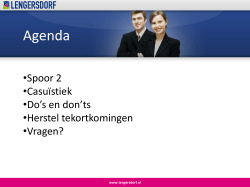 Presentatie Lydia van der Graaff
