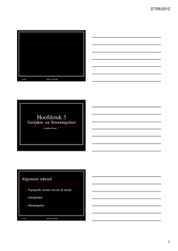 handouts hoofdstuk 3