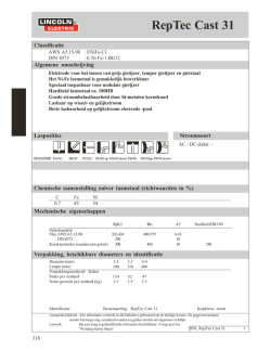 Download produktinformatieblad RepTec Cast 31