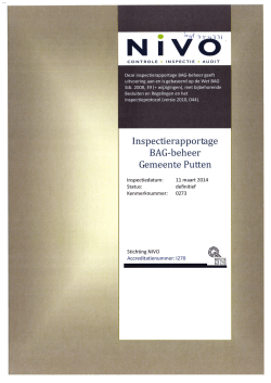 "Putten rapport herinspectie BAG 11032014" PDF document | 1 pagina
