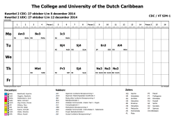 CDC VT SJM-1 - College of the Dutch Caribbean
