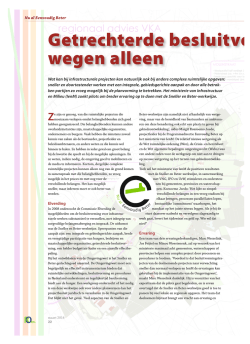 Getrechterde besluitvorming: ni wegen alleen