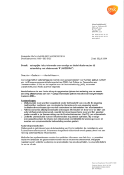 GlaxoSmithKline BV Huis ter Heideweg 62 3705 LZ - CBG-MEB