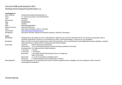 Overzicht ANBI publicatieplicht 2014
