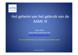 ASME IX Lasgroep LZL 16-9-2014 - Lasgroep Zuid