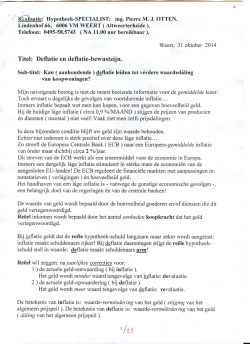 ì =IÎ Rëĳisatie: Hypotheek-SPECIALIST: ing. Pierre M. J. OTTEN.