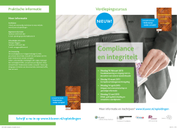 Compliance en integriteit