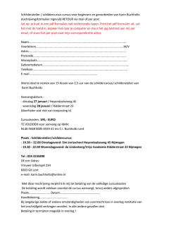 Inschrijfformulier downloaden