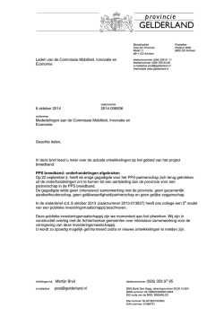 Mededelingenbrief breedband oktober 2014