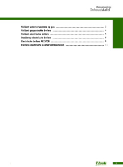 Inhoudstafel