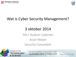 Wat is Cyber Security Management?