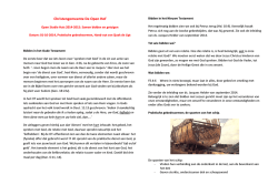 handout - Christengemeente De Open Hof