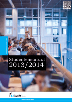 Studentenstatuut - TU Delft Studentenportal