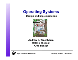 Operating Systems