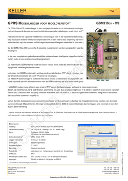 GSM2BOX-OS Riooloverstort Modemlogger