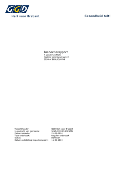 Inspectierapport